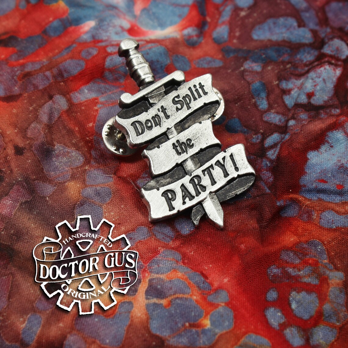 Don't Split the Party Badge - Pewter Pin - Handcrafted Accessories by ...