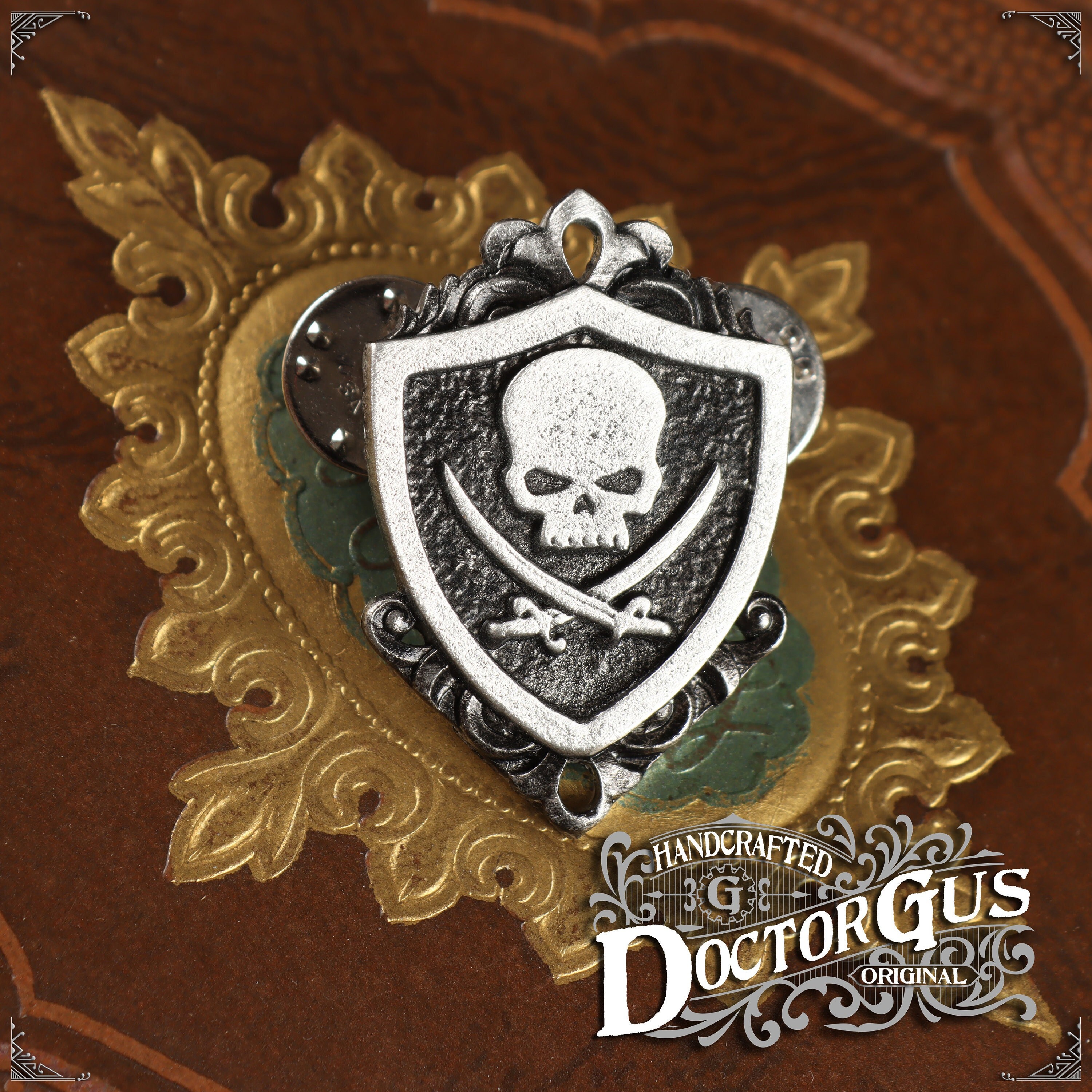 Skill Issue Pin Pirate Skill Badge - LARP Cosplay Pin - Handcrafted Pewter Accessories ...