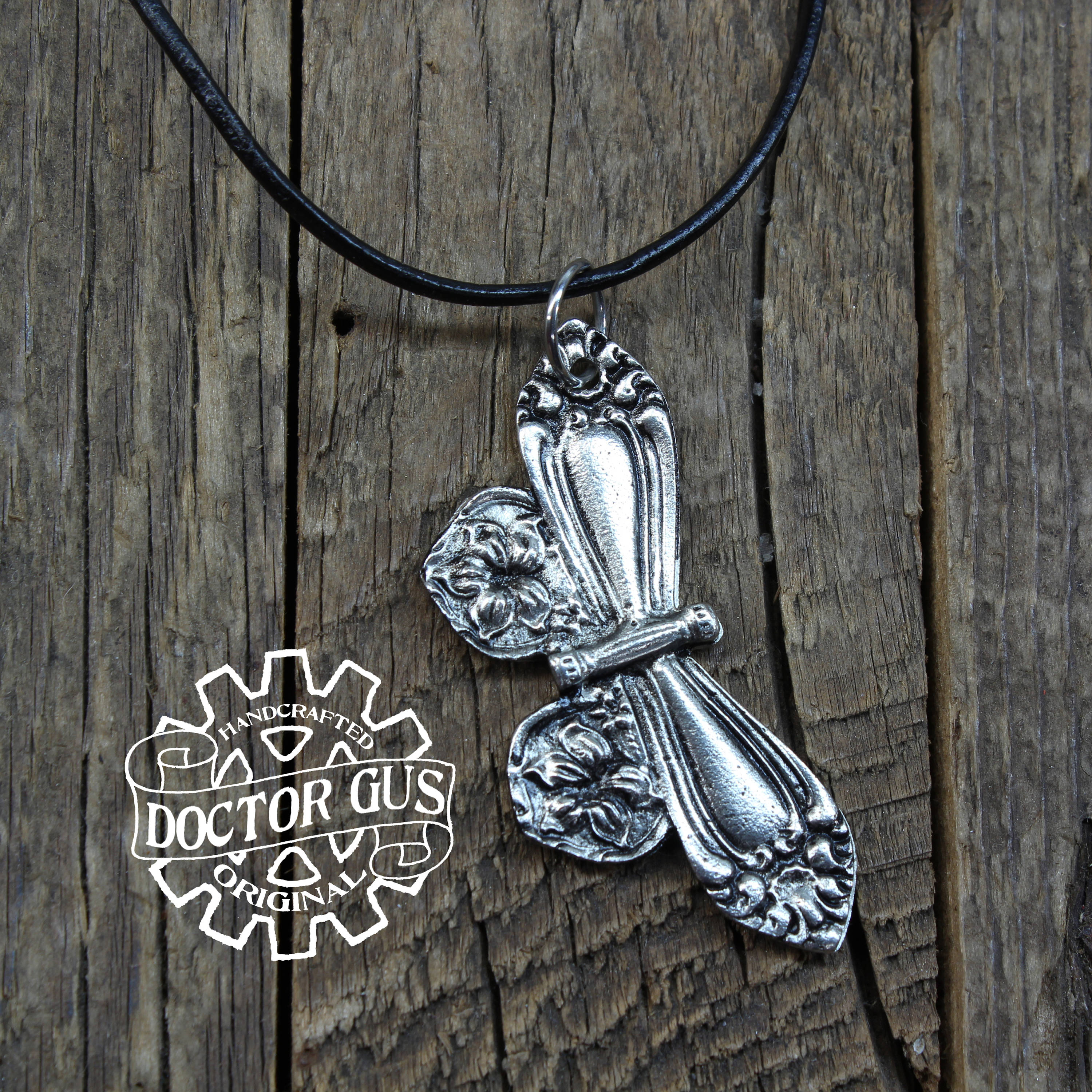 Spoon Butterfly Pendant Inspired by Antique Victorian Etsy