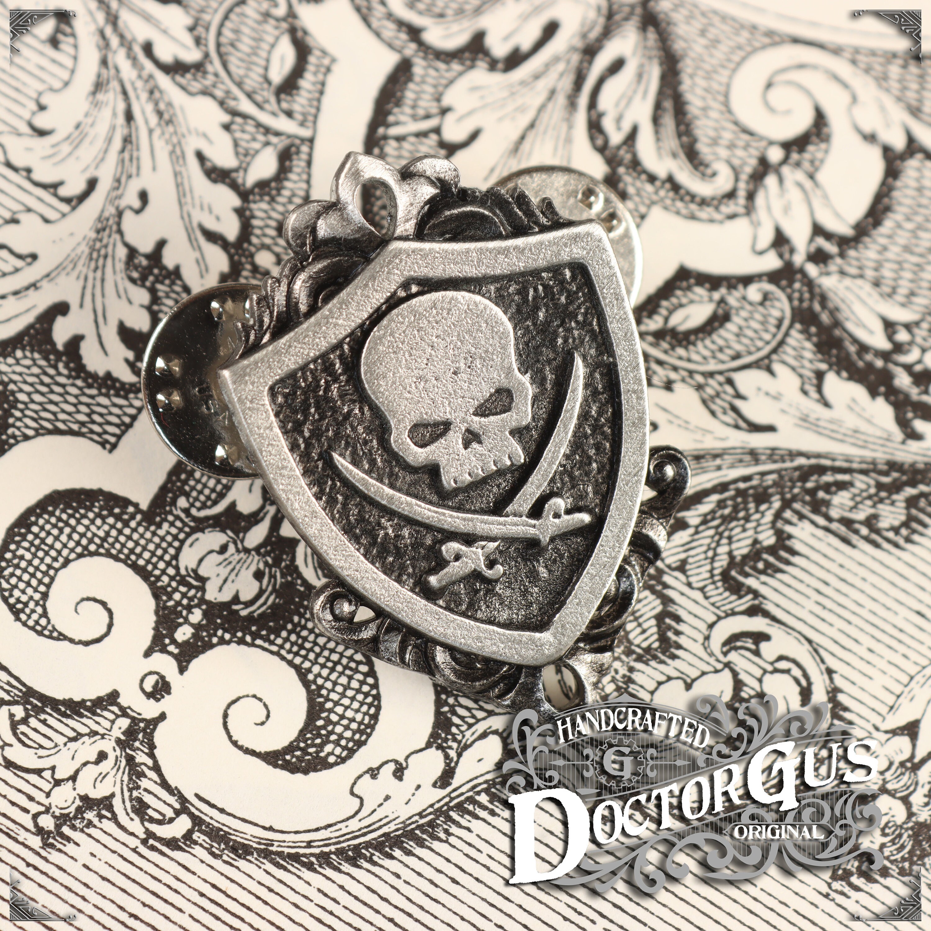 Skill Issue Pin Pirate Skill Badge - LARP Cosplay Pin - Handcrafted Pewter Accessories ...