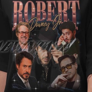 Limited Robert Downey Jr Vintage T-Shirt, Robert Downey Jr Retro 90s Shirt, Robert Downey Jr Bootleg Shirt, Robert Downey Jr Gift Merch