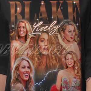 Retro Blake Lively Shirt, Blake Lively Vintage Shirt, Blake Lively Fan Tees, Blake Lively Homage Shirt, Gift For Women and Man Unisex Shirt