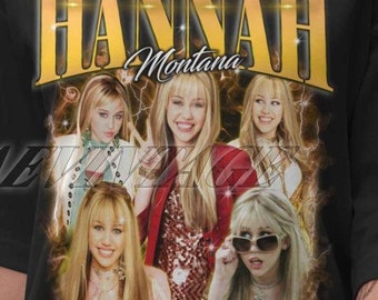 Camiseta retrô Hannah Montana anos 90, camiseta vintage Hannah Montana, camisetas de fãs Hannah Montana, camiseta pirata Hannah Montana, produtos Hannah Montana