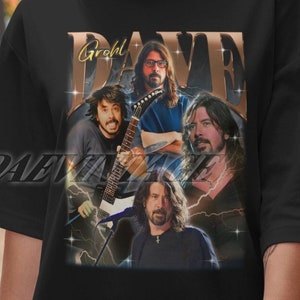 Limited Dave Grohl Vintage Shirt, Dave Grohl Fan Shirt, Dave Grohl Homage Tshirt, Dave Grohl Gift For Him Her Tees, Dave Grohl Gift Merch
