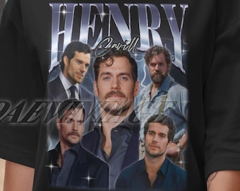 Limited Henry Cavill Vintage T-Shirt, Retro Henry Cavill Shirt, Henry Cavill Fan Gift, Henry Cavill Bootleg Tshirt, Henry Cavill Retro Shirt