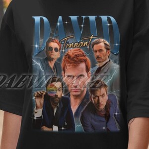 Limited David Tennant Vintage T-Shirt, David Tennant Fan Tees, David Tennant Merch, David Tennant Bootleg Shirt, David Tennant Retro Shirt