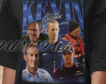 ケビン・コスナー -ウォーターワールド- 映画の絵（プリント） - Etsy 日本