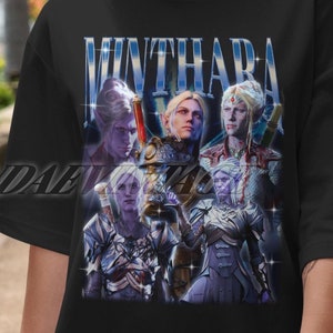 Limited Minthara Baldurs Gate 3 Vintage T-Shirt, Gift For Women and Man Unisex T-Shirt, Baldurs Gate 3 T-Shirt, Comfort Colors Shirt