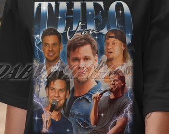 Limited Theo Von Shirt, Theo Von Homage Tshirt, Comedian Theo Von Homage Fan Tees, Theo Von Gift Merch, Theo Von Retro 90s Shirt