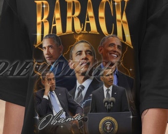 Limited Barack Obama Vintage T-Shirt, Barack Obama Fan Tees, Barack Obama Homage Tshirt, Barack Obama Retro 90s Shirt, Barack Obama Merch
