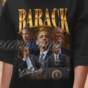Limited Barack Obama Vintage T-Shirt, Barack Obama Fan Tees, Barack Obama Homage Tshirt, Barack Obama Retro 90s Shirt, Barack Obama Merch