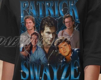 Limited Patrick Swayze Vintage Tshirt, Patrick Swayze Fan Tees, Patrick Swayze Homage Tshirt, Patrick Swayze Retro 90s Shirt, Patrick Swayze