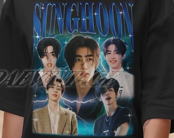 Limited Sunghoon Kpop Tshirt Vintage Unisex, Sunghoon Fan Tees, Sunghoon Homage Tshirt, Sunghoon Kpop Gift, Gift For Women and Man Unisex