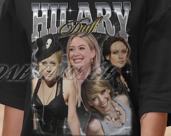 Hilary Duff Vintage Unisex Shirt, Retro Hilary Duff 90s Shirt, Hilary Duff Fan Tees, Hilary Duff Homage Tshirt, Hilary Duff Gift Merch