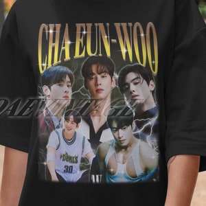 Limited Cha Eun Woo Vintage T-Shirt, Cha Eun Woo Kdrama Shirt Tee, Cha Eun Woo Actor Shirt for Gift, Cha Eun Woo Fan Tees, Cha Eun Woo Merch