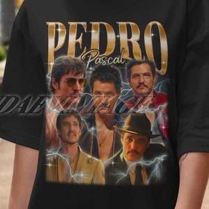 Vintage Pedro Pascal Shirt, Pedro Pascal Fan T-Shirt, Actor Pedro Pascal Shirt, Pedro Pascal Merch Shirt, Pedro Pascal Retro Bootleg Shirt