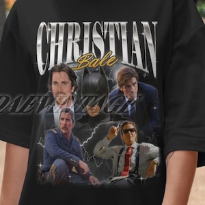 Limited Christian Bale Vintage Shirt, Christian Bale Fan Tees, Christian Bale Retro Shirt, Christian Bale Homage Shirt, Christian Bale Merch