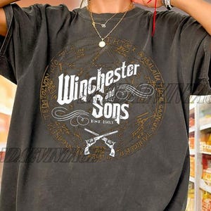 Winchester And Sons Retro Vintage T-Shirt, Supernatural Tshirt, Winchester Brothers Tshirt, Dean Winchester Tshirt, Sam Winchester Tshirt