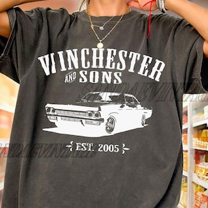 Unisex Winchester And Sons Shirt,  Dean Winchester Tshirt, Sam Winchester Shirt, Winchester Brothers, Winchester Tee, Sean Winchester Shirt