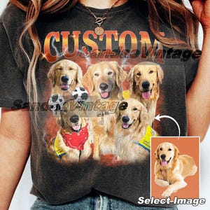 Comfort Colors Custom Bootleg Rap PET Shirt, Custom Pet Shirt, Personalized Pet Tee, Dog Bootleg Shirt, Your Own Bootleg TShirt 90s
