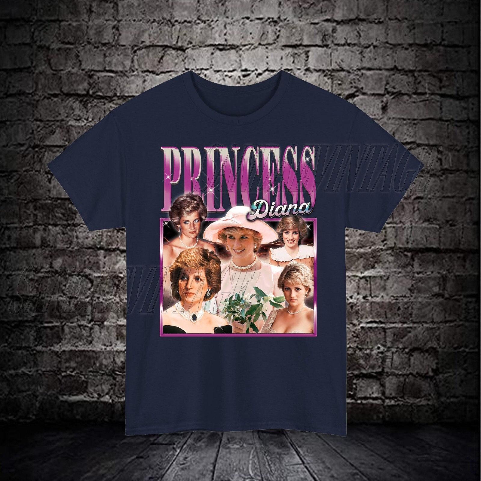 Princess Diana Vintage T-shirt, Princess Diana Bootleg Shirt