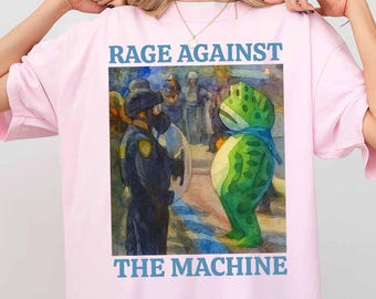 Rage Against The Machine Shirt, Porland Frog Anti Fascism T Shirt, Portland Frog Protest Resist T Shirt, Anti Trump Shirt #SV3291