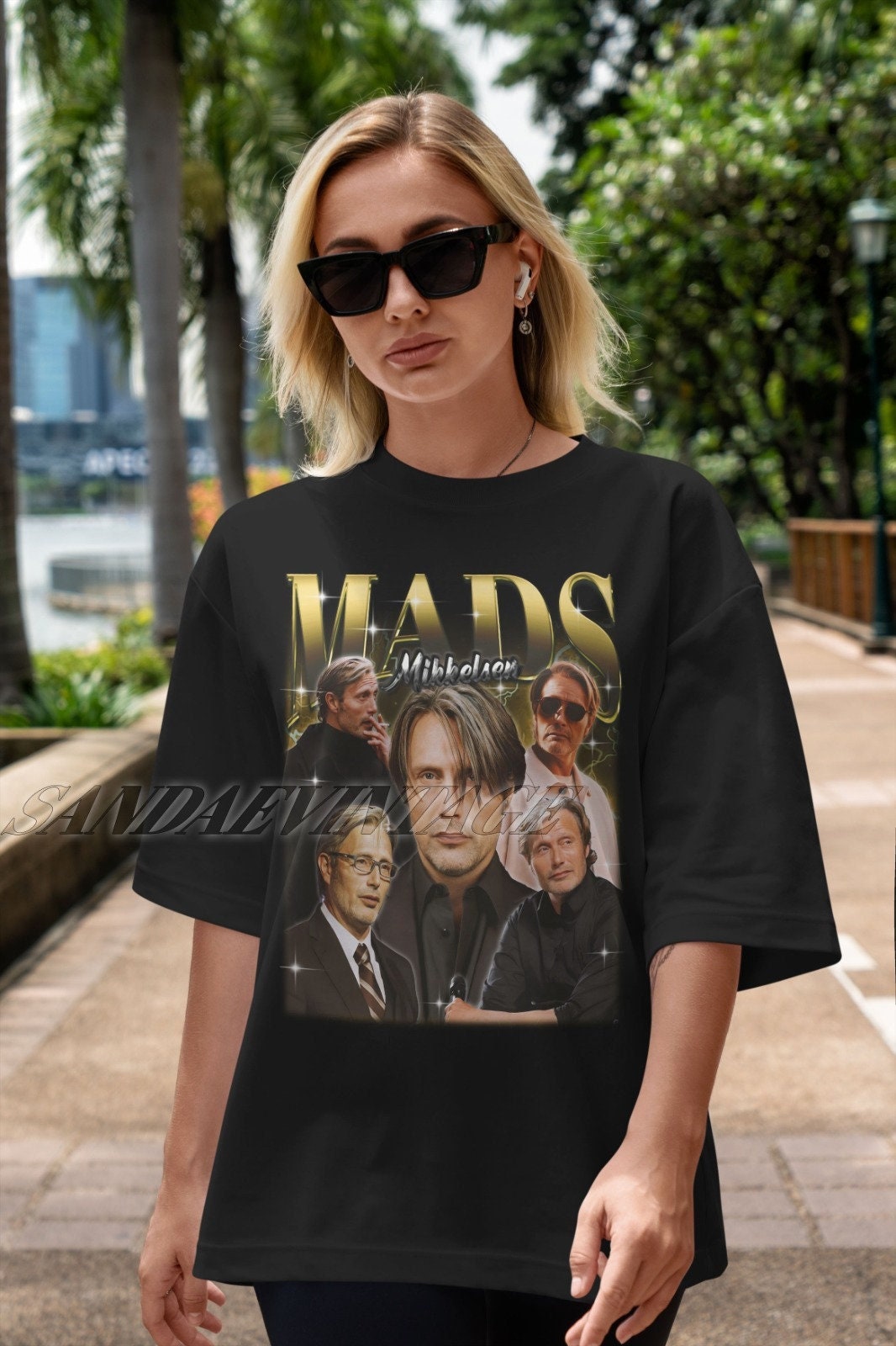 Limited Mads Mikkelsen Vintage T-Shirt - Mads Mikkelsen Tees - Gift For Women and Man - Mads Mikkelsen Homage Tshirt - Mads Mikkelsen Merch