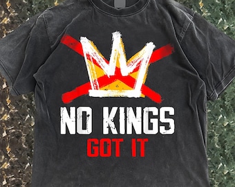 Limited No Kings in America Shirt, No King, Protest Shirt, Democracy Tee, Gift for Anti-MAGA, Patriotic Tee, Liberal Shirt, Political Tees