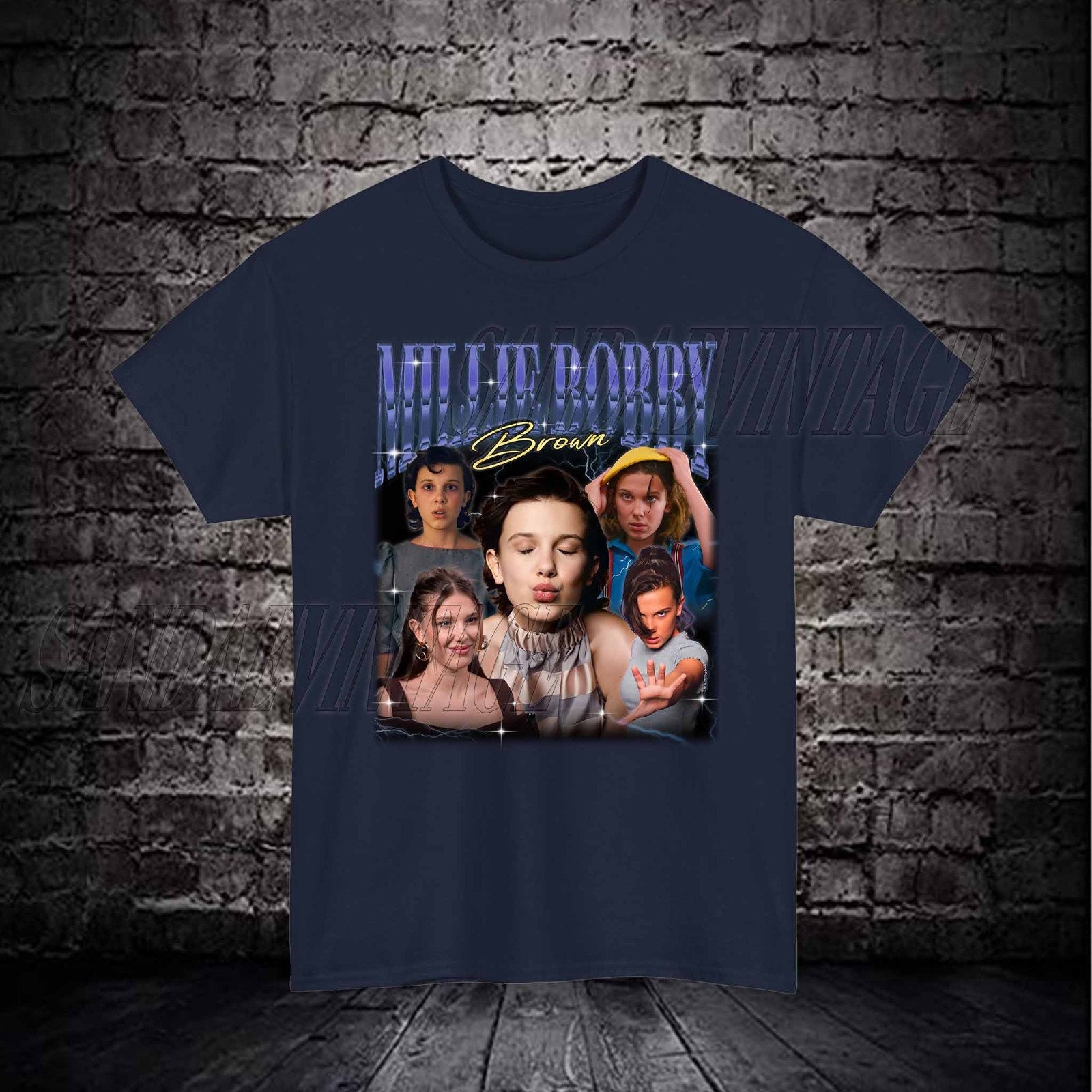 限定ミリー・ボビー・ブラウン ヴィンテージTシャツ、ミリー・ボビー