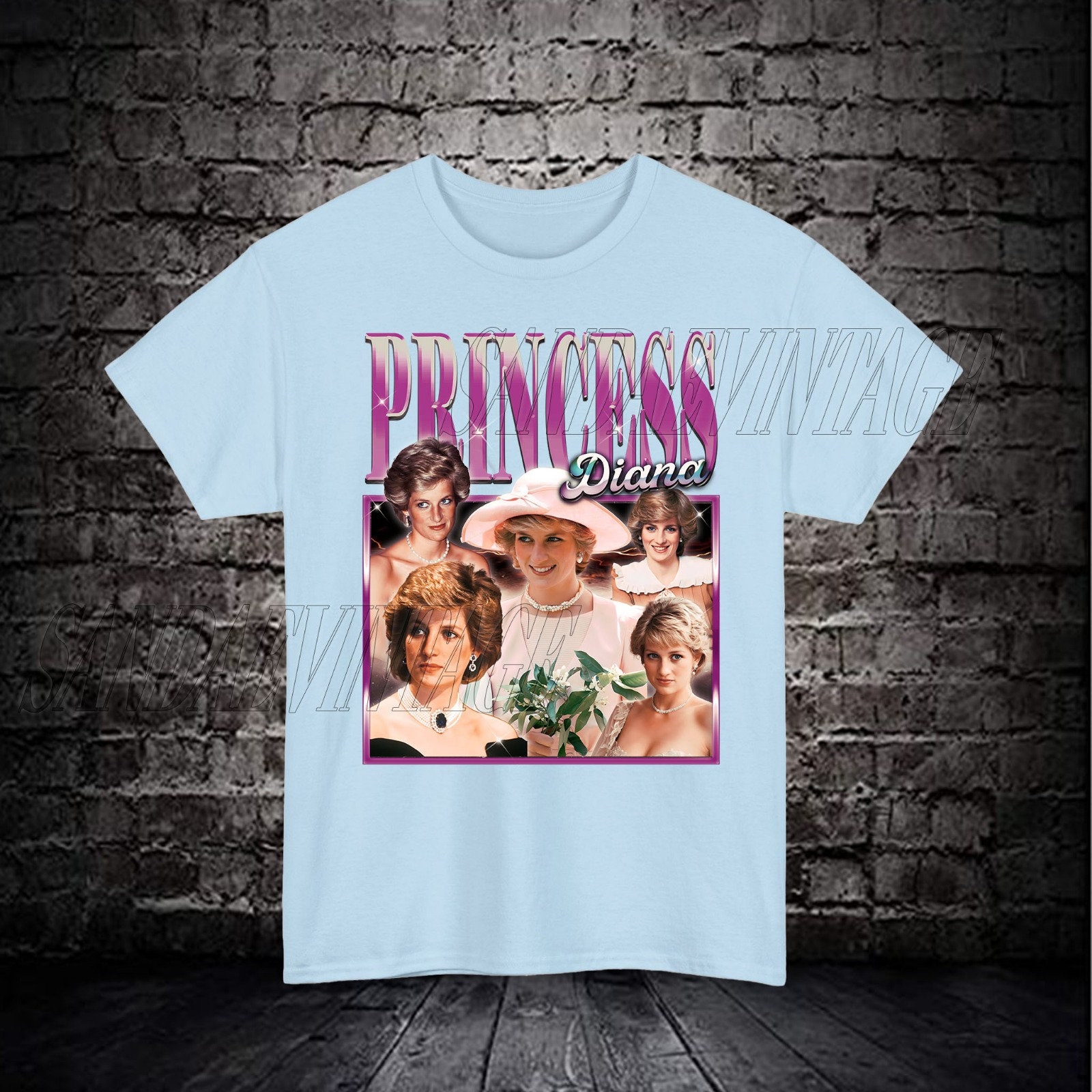 Princess Diana Vintage T-shirt, Princess Diana Bootleg Shirt