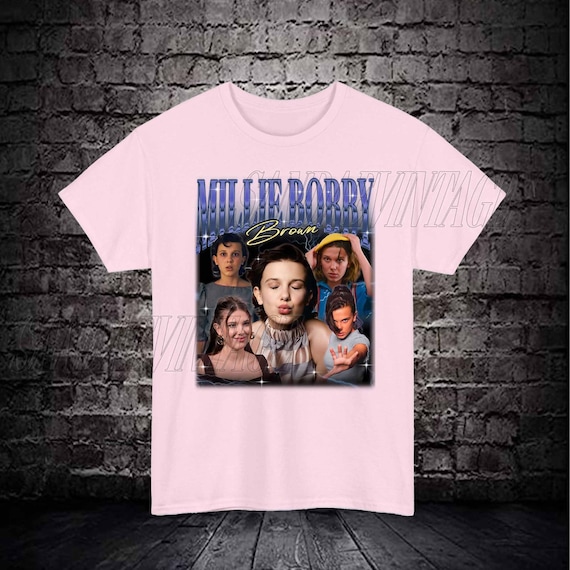 T-shirt vintage Millie Bobby Brown en édition limitée, t-shirts de