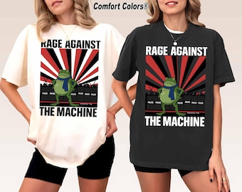 Rage Against The Machine Shirt, Porland Frog Anti Fascism T Shirt, Portland Frog Protest Resist T Shirt, Anti Trump Shirt #SV2183