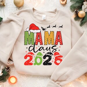 Christmas Mama Gigi Nana Claus Png, Mama with Kids name Png, Grandma Christmas Png, Christmas Reindeer Png, Xmas Sublimation Designs