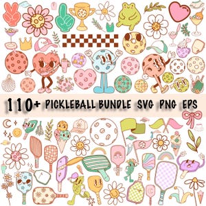 110+ Pickleball png Bundle, Pickleball png, Pickleball Mom png, Pickleball Court png, Pickleball Paddles, Pickleball shirt, Digital Download
