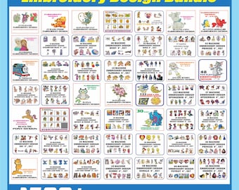 Embroidery machine files | bundle | pack | instant download