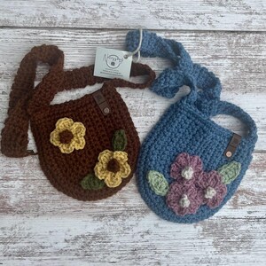 Toddler/Child Boho Purse with Flowers