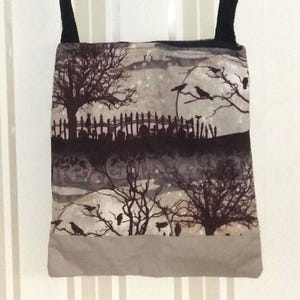 Cemetery Scene Messenger Bag