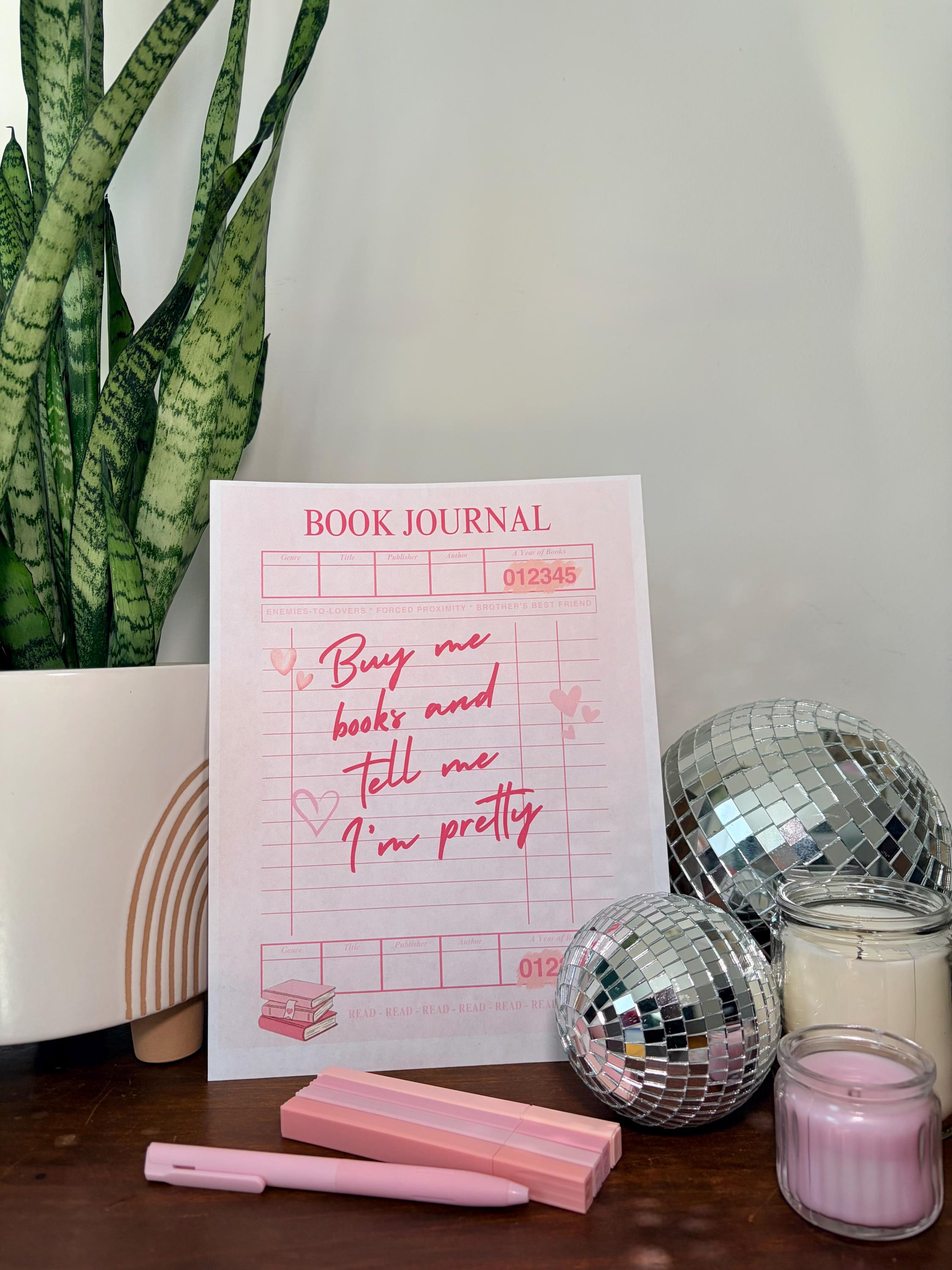 Printable Book Journal | Booktok, Reading Log (digital Download) - Etsy