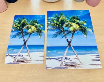 Oasis Palms Budget Binder Dashboard: A5/A6 Cash Stuffing Insert