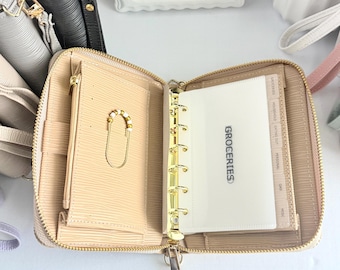 A7 Zippy Bundle | A7 Wallet with Cash Envelopes and  Custom Paperclip