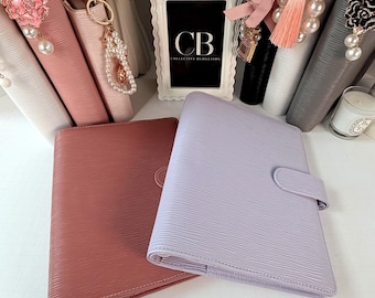 A5 Budget Binder: Silver Rings & Buckle Close