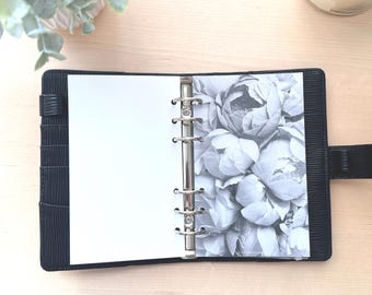 Peonies Budget Binder Dashboard: A5/A6 Cash Stuffing Insert