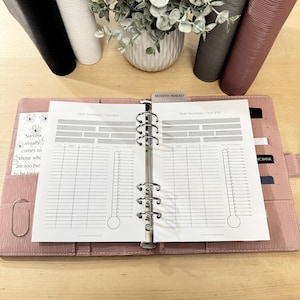 A5 Debt Snowball Tracker Insert: Cash Budgeting Tool