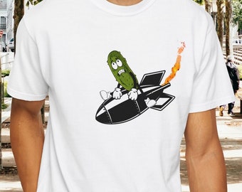 T-shirt Pickle Bomb Comfort Colors : t-shirt graphique amusant