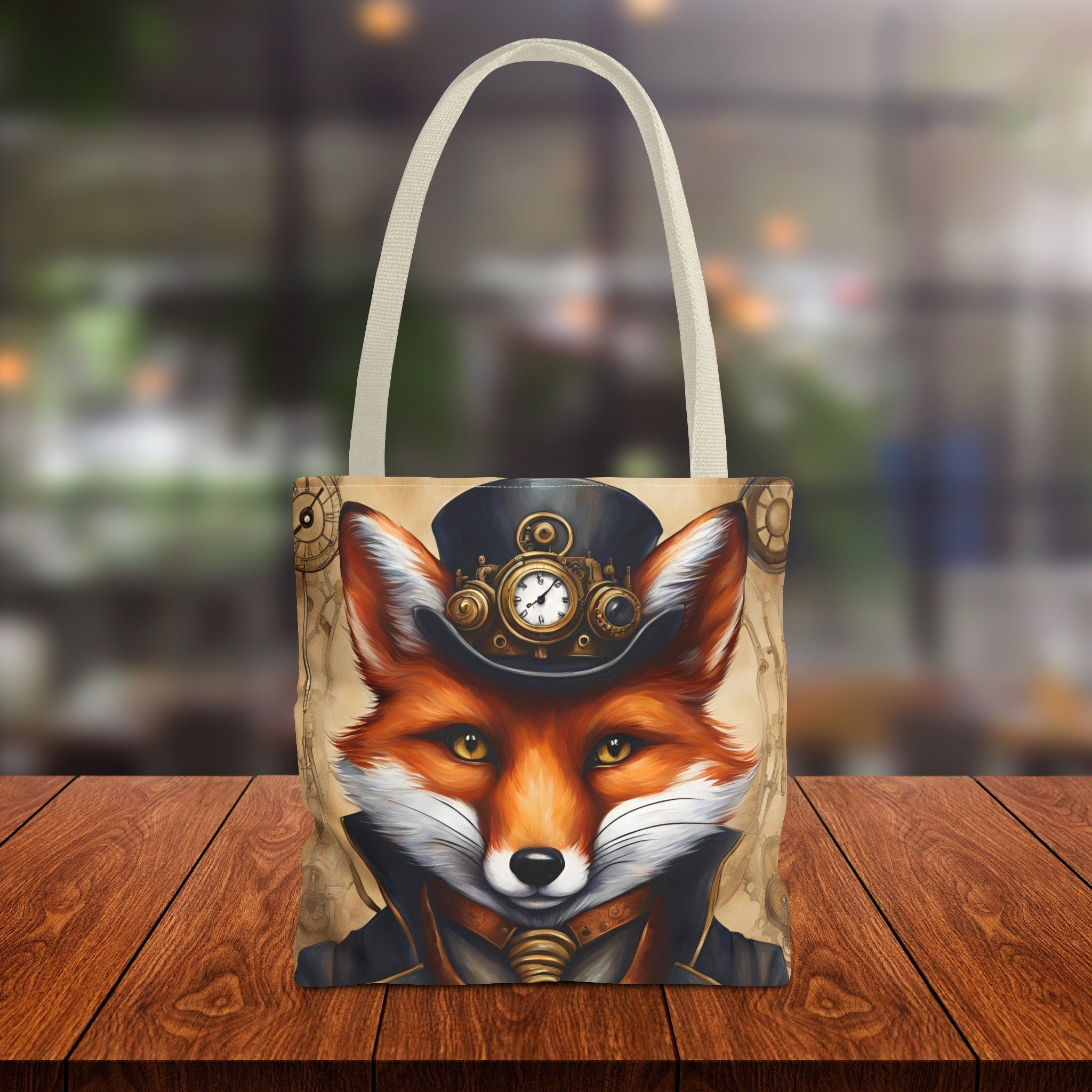 Dressed Fox Tote Bag