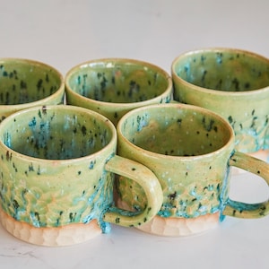 Forest green mug