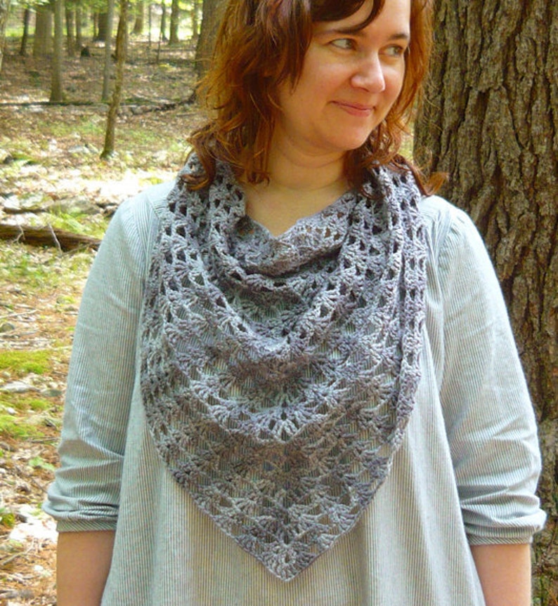 wingfeathers shawl PDF crochet pattern image 8