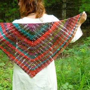 wingfeathers shawl PDF crochet pattern image 5