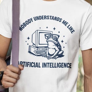 AI Humor T-Shirt: Nerdy Tech Joke, Unisex Graphic Tee