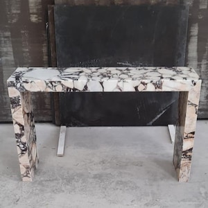 Calacatta Viola Marble Console Table: Natural Stone Home Design